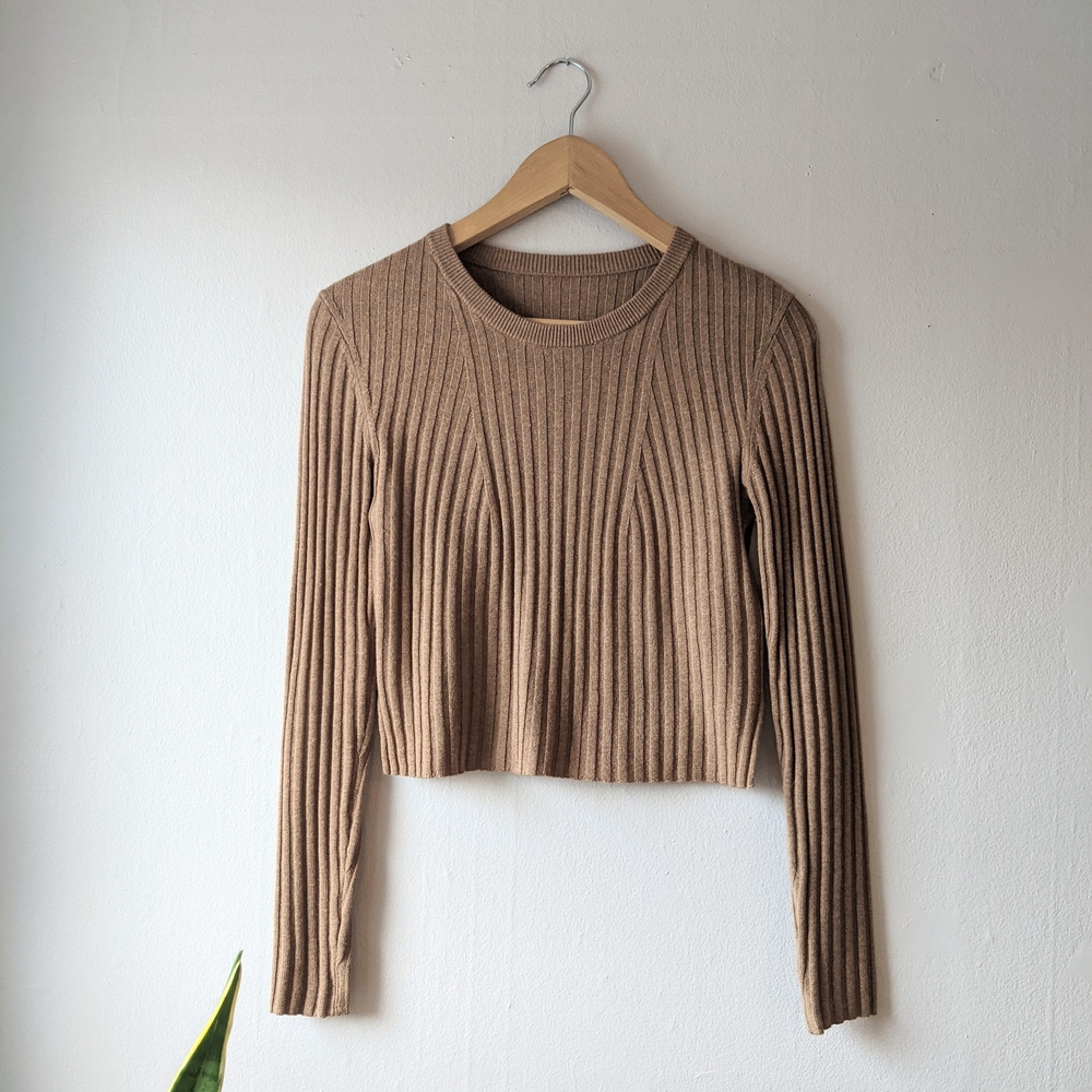 Babaton Nathaniel Wool+Linen Ribbed Sweater